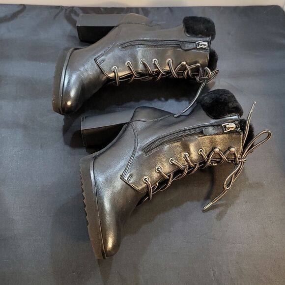 JOHNSON &MURPHY ROCHELLE WOMEN'S LACE-UP BLOCK HEEL BOOT - Picture 10 of 16